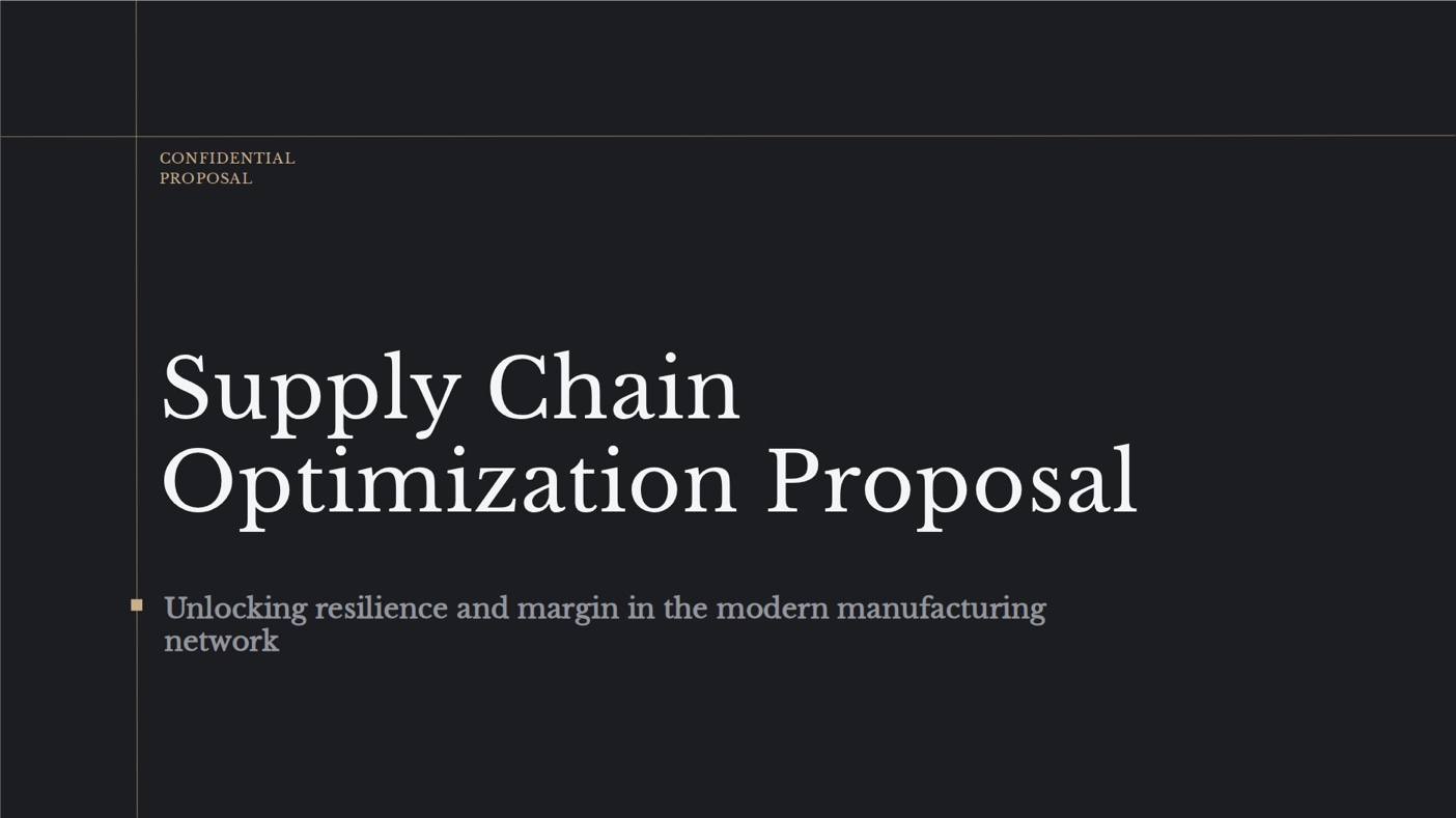 Consulting proposal template preview