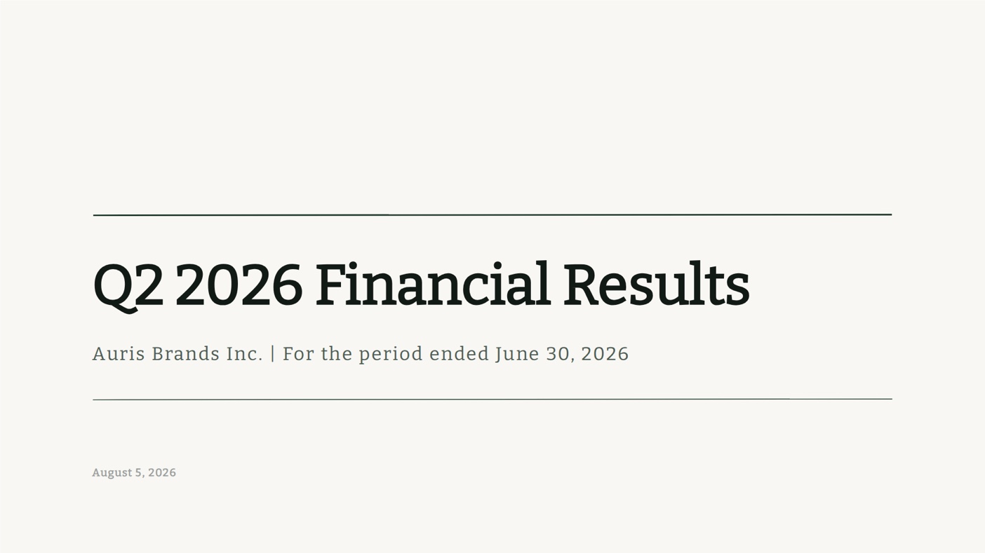 Financial report template preview