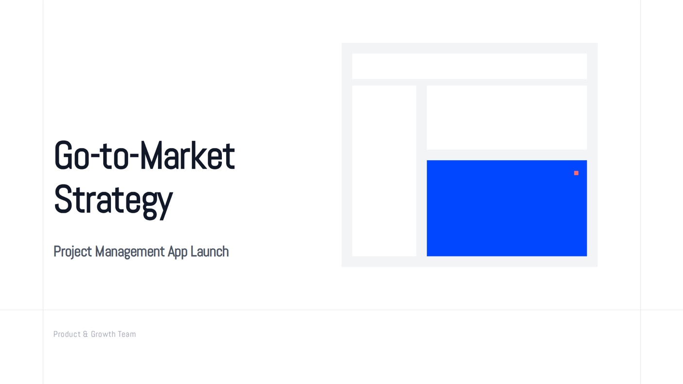 Go-to-market strategy template preview