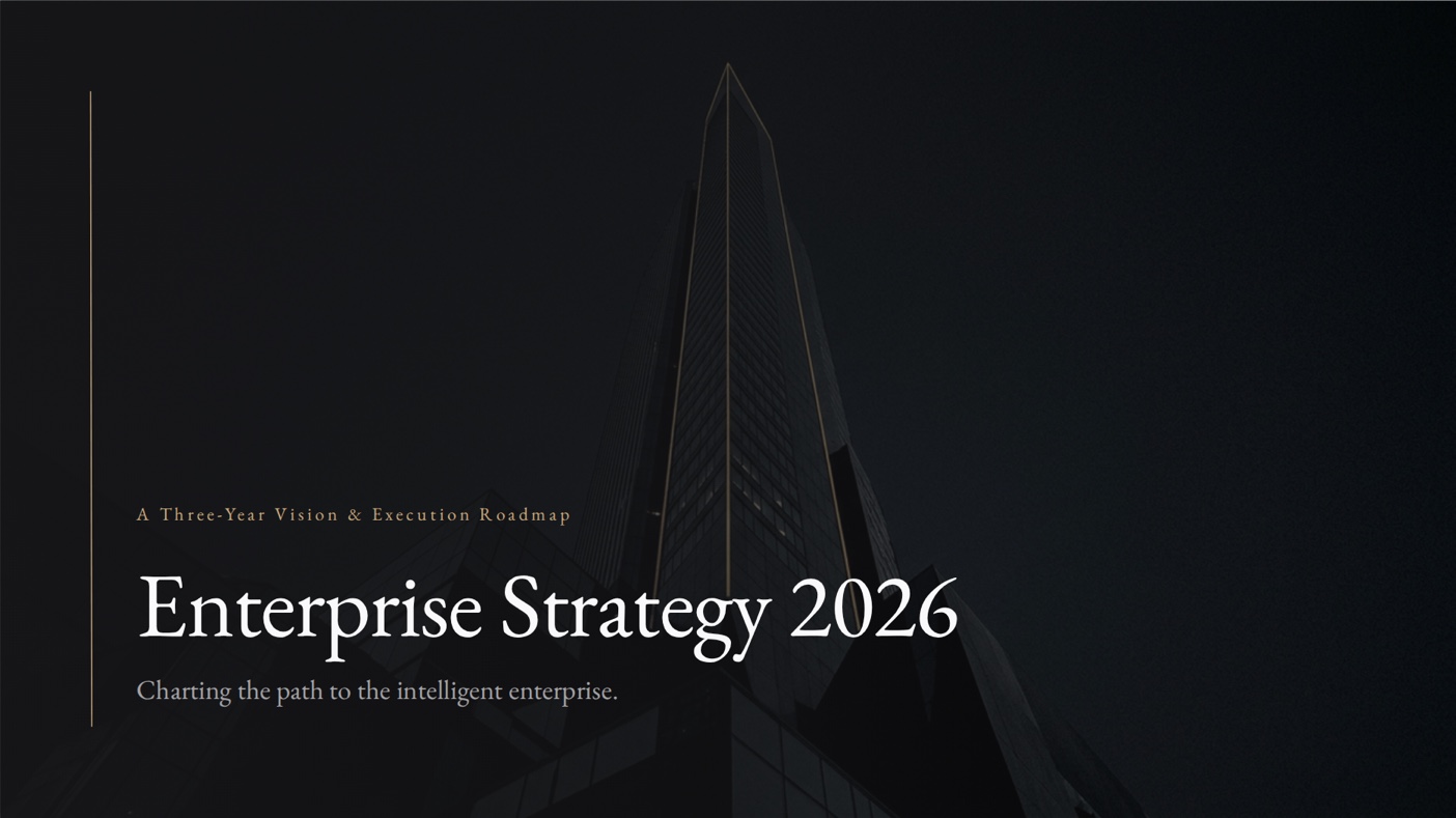 Strategy & vision template preview