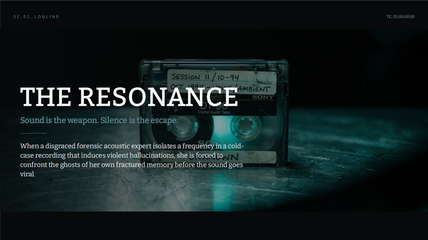 Film pitch deck template preview