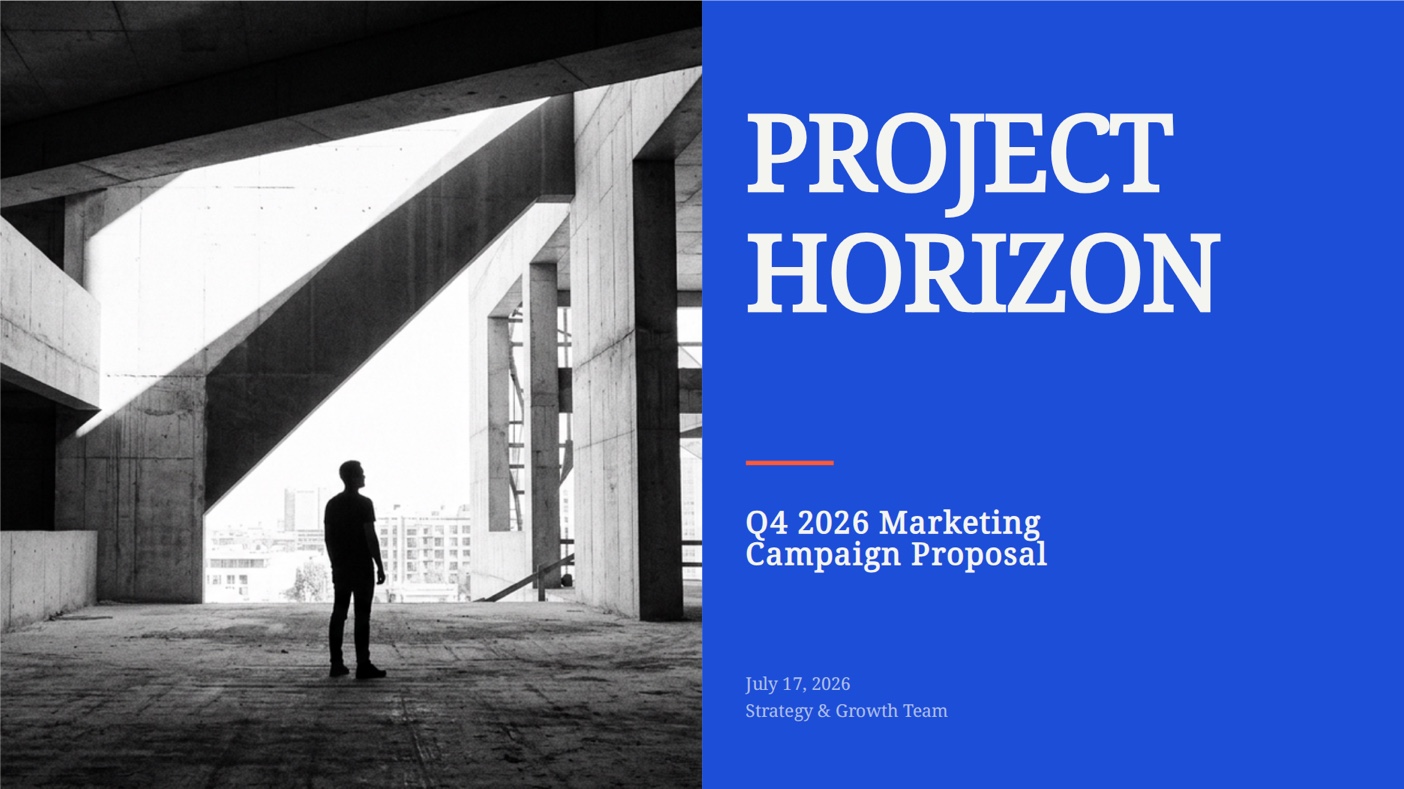 Campaign proposal template preview