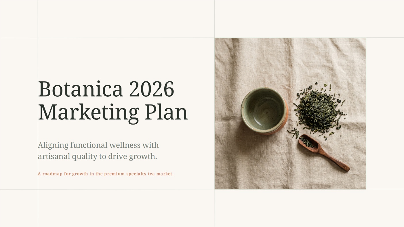 Marketing plan template preview