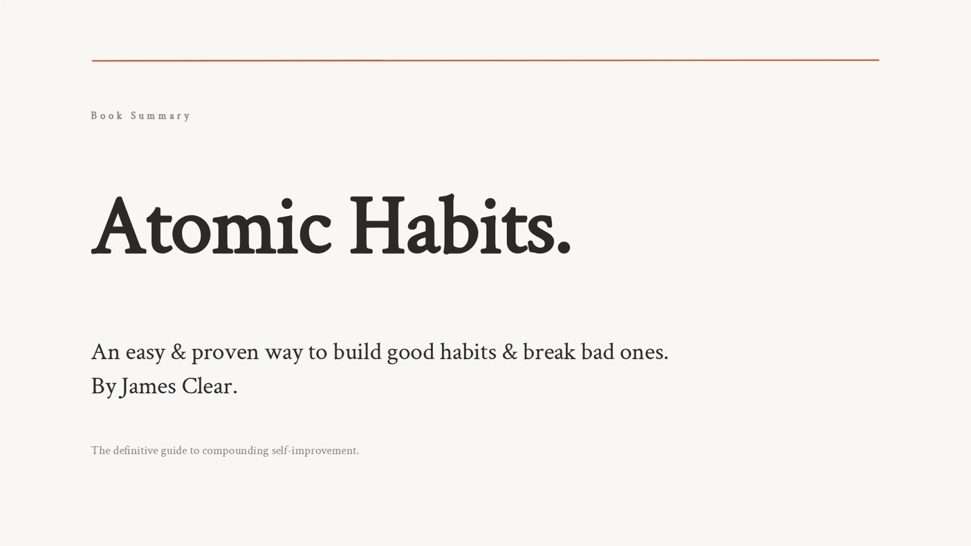 Book summary template preview