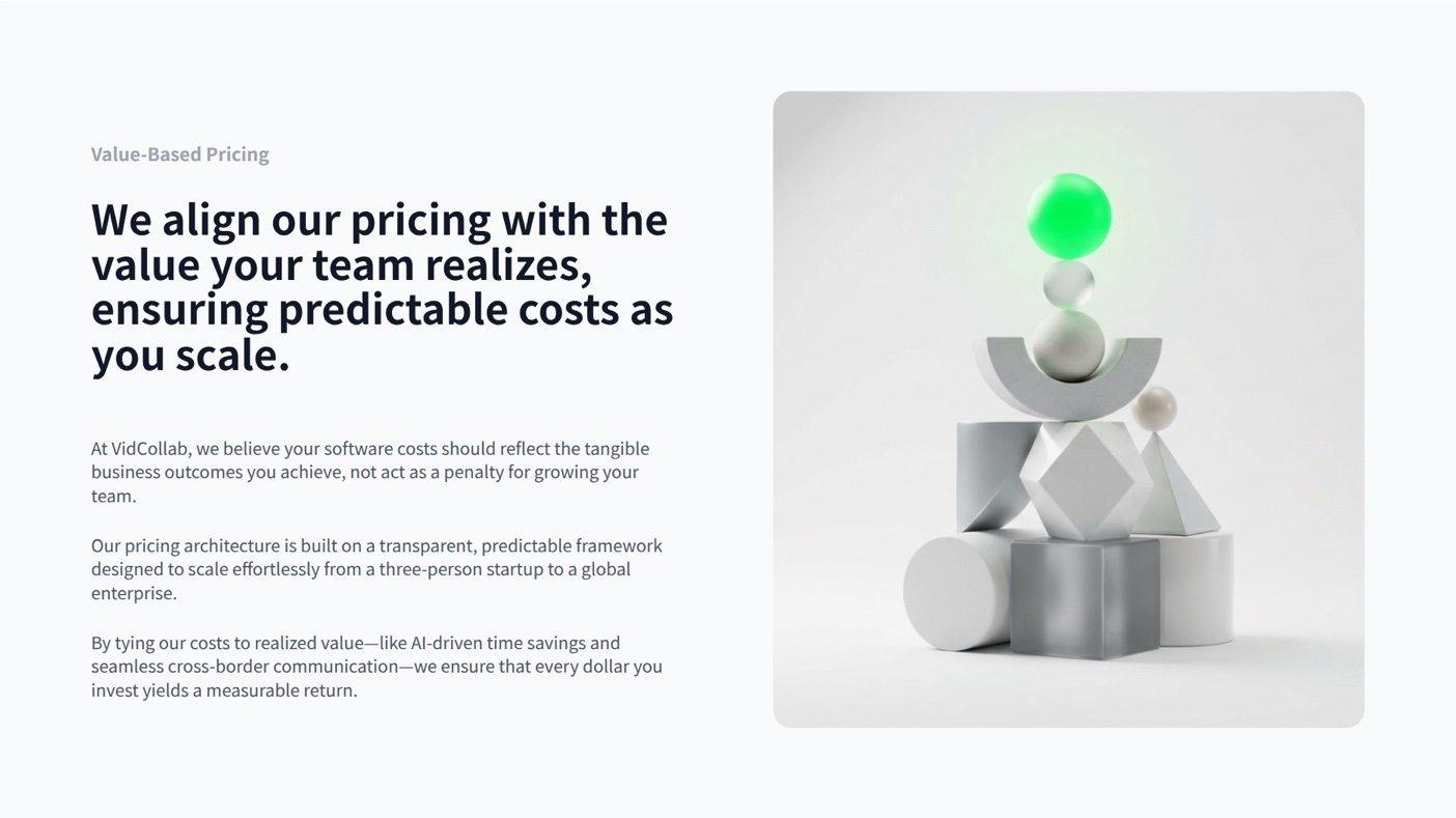 Pricing & packaging template preview