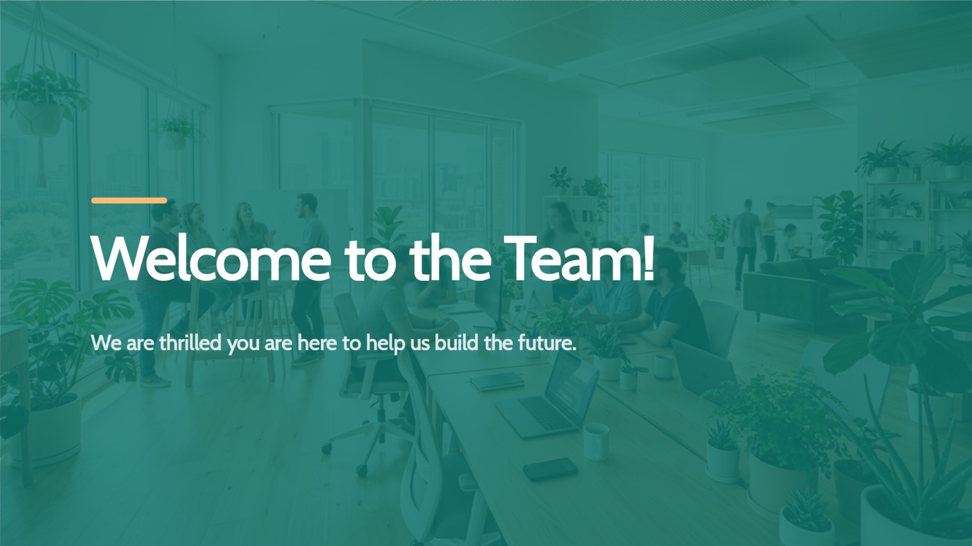 Employee onboarding template preview